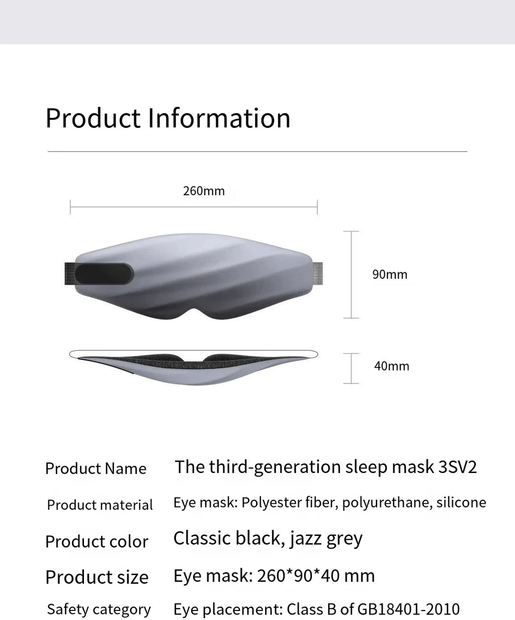 Haven&Co.™ 3D Deep-Rest Sleep Mask – Total Darkness, Total Recovery