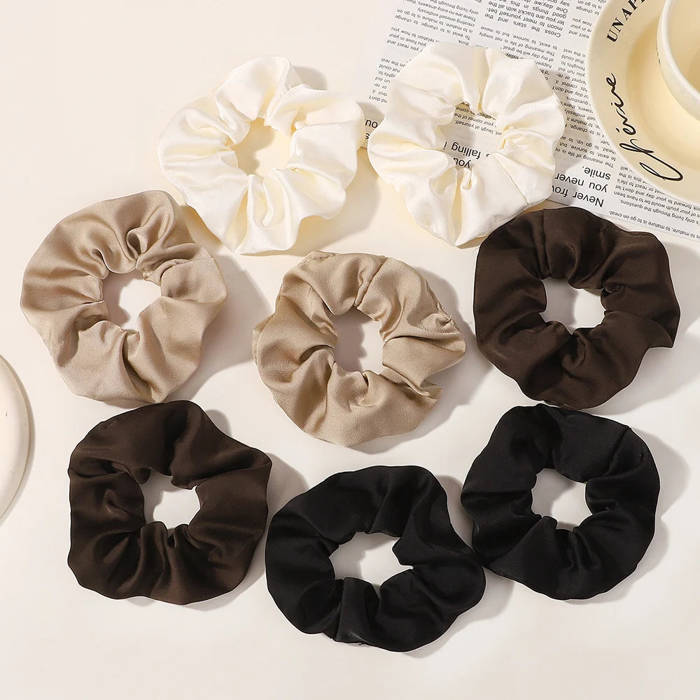 Haven&Co.™ Luxe Silk Scrunchies – Gentle Hold for Healthy, Shiny Hair