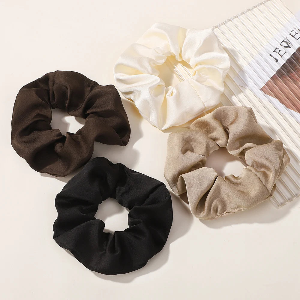 Haven&Co.™ Luxe Silk Scrunchies – Gentle Hold for Healthy, Shiny Hair