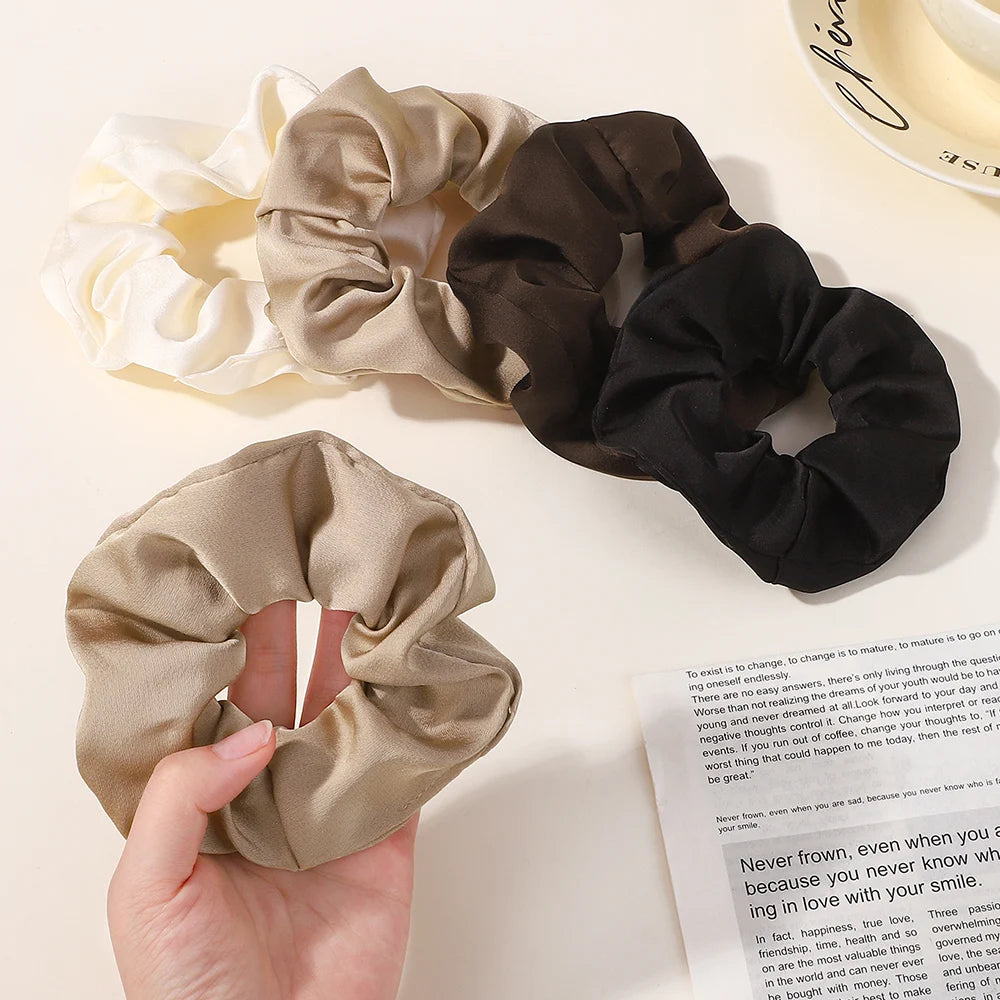 Haven&Co.™ Luxe Silk Scrunchies – Gentle Hold for Healthy, Shiny Hair