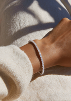 Aurora 4MM Tennis Bracelet – Elegant AAA Cubic Zirconia Sparkle