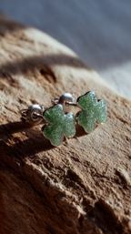 Emerald Sparkle Clover Earrings – Limited St. Patrick’s Day Edition