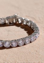 Aurora 4MM Tennis Bracelet – Elegant AAA Cubic Zirconia Sparkle